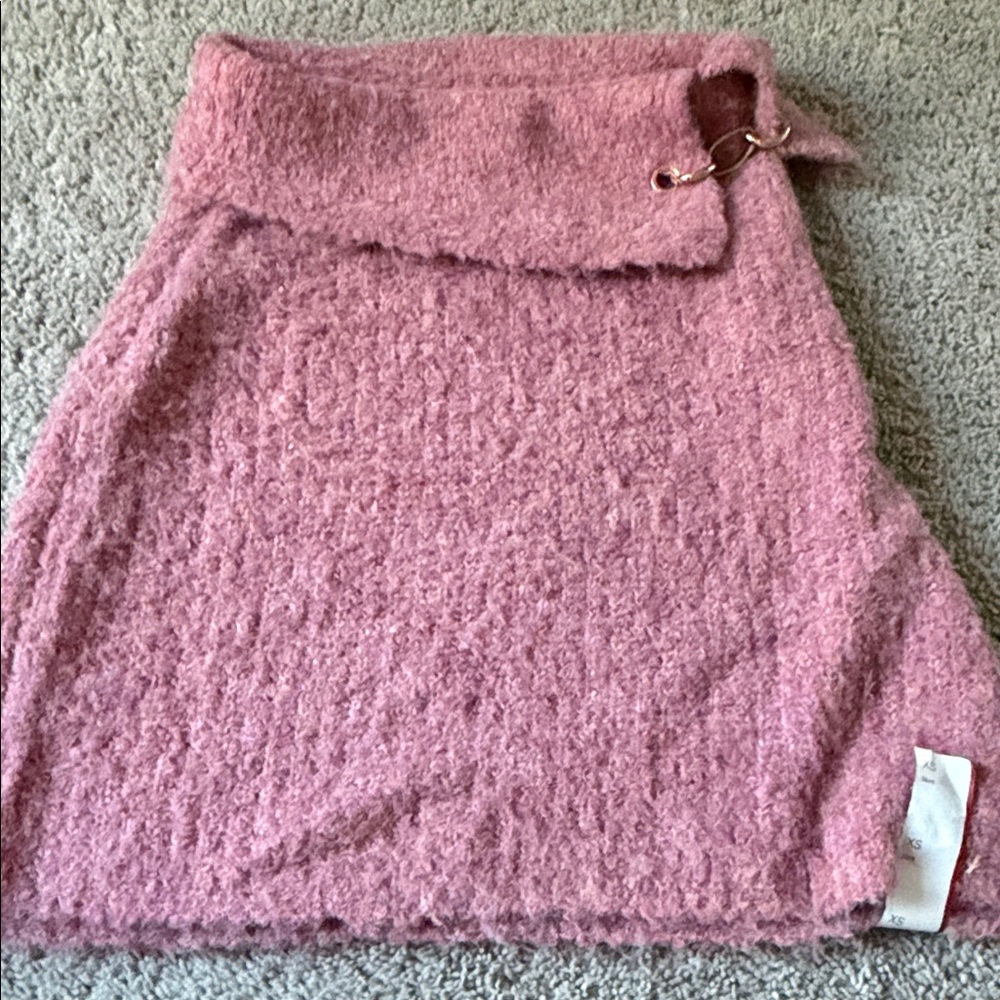 Wild Fable Pink Textured Mini Skirt
